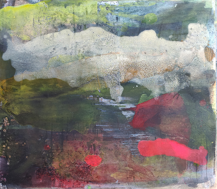 Cracking in the air - 52 x 45 cm