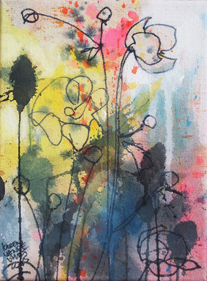 Onkruid-2 24x18 cm