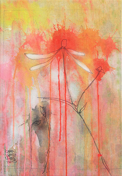 Onkruid-8   46x32 cm